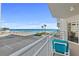 Cozy balcony with oceanfront views, ideal for unwinding and soaking up the sun at 2967 S Atlantic Ave # 202, Daytona Beach Shores, FL 32118