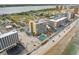Beachfront condos with ocean views and a swimming pool, set against a backdrop of ocean waves at 3145 S Atlantic Ave # 503, Daytona Beach Shores, FL 32118