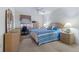 Bedroom with a work desk and ample light at 3145 S Atlantic Ave # 503, Daytona Beach Shores, FL 32118