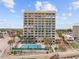 Stunning oceanfront condo building featuring a private pool and balconies with beautiful ocean views at 3145 S Atlantic Ave # 503, Daytona Beach Shores, FL 32118