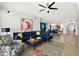 Open-concept living space with ocean views and stylish furniture at 3245 S Atlantic Ave # 304, Daytona Beach Shores, FL 32118