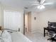 Comfortable bedroom offers ample closet space and a dedicated workspace at 400 Landress Ln, Deland, FL 32724