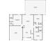 Floor plan showing layout with garage, bedrooms, kitchen, living room, lanai/pool, and other features at 400 Landress Ln, Deland, FL 32724