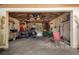 Spacious garage with high ceilings, providing ample storage and parking at 409 S Sparkman Ave, Orange City, FL 32763
