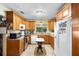Well-equipped kitchen with ample counter space and modern appliances at 409 S Sparkman Ave, Orange City, FL 32763