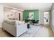 Open-concept living and dining area with stylish decor and comfortable seating at 511 Doctors Dr, Oviedo, FL 32765