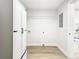 Utility room featuring cabinet, shelving and utility hookups at 511 Doctors Dr, Oviedo, FL 32765