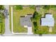 Drone shot displaying the home's roof and newly installed driveway at 560 Sumner Ave, Orange City, FL 32763