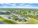 Community aerial view showcasing the well-maintained properties with water features and lush landscaping at 6212 W Fallsgrove Ln, Port Orange, FL 32128