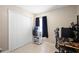 Bedroom with a closet and desk for working at home at 6509 Lake Lerla Dr, Apopka, FL 32712