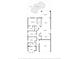 Detailed floor plan of a home showcasing the layout, room dimensions, and flow of the living spaces at 6820 Vintage Ln, Port Orange, FL 32128