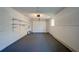 Clean garage featuring ample storage shelves and a well-maintained overhead door at 834 Sugar House Dr, Port Orange, FL 32129