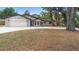 Charming single-Gathering home featuring a two-car garage and well maintained front lawn at 9720 Fairway Cir, Leesburg, FL 34788