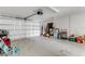 Spacious two-car garage featuring ample storage space at 114 Ocean Aire N Ter, Ormond Beach, FL 32176