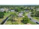 An aerial view of a residential neighborhood featuring tree-lined streets and well-maintained homes near green spaces at 1191 Tracy Dr, Port Orange, FL 32129