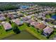 Neighborhood aerial showcases serene ponds and lush tree coverage at 1233 Girog Ave, Port Orange, FL 32129