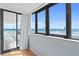 Balcony view showcasing oceanfront views with chairs for lounging at 1420 N Atlantic Ave # 202, Daytona Beach, FL 32118