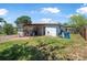Backyard with covered patio, lush green lawn, ideal for relaxing or entertaining at 1608 Raleigh Ave, Daytona Beach, FL 32117