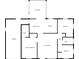 Home floor plan showing the layout of the living spaces at 1608 Raleigh Ave, Daytona Beach, FL 32117