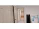 Hallway entrance to bedroom featuring lots of storage at 1621 Anniston Ave, Daytona Beach, FL 32117