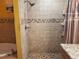 Updated tile shower and separate tub in the bathroom at 1725 Turtle Hill Rd, Enterprise, FL 32725