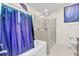 Clean bathroom featuring a shower, bathtub, and vanity at 19343 Moorgate St, Orlando, FL 32833