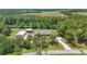Expansive aerial view of a single-Gathering home surrounded by lush greenery and mature trees at 226 Treeline Ln, Ormond Beach, FL 32174