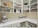 A view of the pantry with food storage at 226 Treeline Ln, Ormond Beach, FL 32174