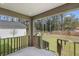 Back patio with views of fenced-in backyard and lawn at 2379 8Th Ave, Deland, FL 32724