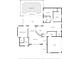 Floor plan showcasing the layout of the house, including bedrooms, bathrooms, and living spaces at 25 Pine Glen Dr, Debary, FL 32713