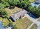 Aerial view of a single-story house in a suburban neighborhood at 2978 Greynolds St, Deltona, FL 32738