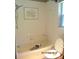 Clean bathroom with a tub and shower combination at 3788 Fir Ct, Ormond Beach, FL 32174