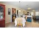 Cozy eat-in kitchen and dining area with adjacent open living room space at 4297 Regal Town Ln, Lake Mary, FL 32746