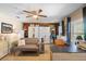 Bright room with ample storage, desk space, and sofa at 4297 Regal Town Ln, Lake Mary, FL 32746