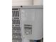 Close up of AC unit information sticker for model and electrical details at 4830 Kempston Dr, Orlando, FL 32812