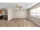 Kitchen living space features a ceiling fan and natural light at 541 Northwestern Ave, Altamonte Springs, FL 32714
