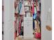 Organized closet with shelves and hanging storage at 6254 Woodhaven Village Dr, Port Orange, FL 32128