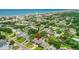Aerial view of neighborhood and coastline showing proximity to beach at 809 E 14Th Ave, New Smyrna Beach, FL 32169