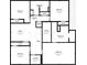 Upstairs floorplan featuring bedrooms, bathrooms, office, and laundry room at 918 Noble Run, New Smyrna Beach, FL 32168