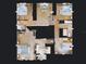 Floorplan featuring bedrooms, bathrooms, a laundry room, and an office space at 918 Noble Run, New Smyrna Beach, FL 32168