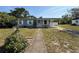 Charming single-story home featuring a cozy front porch and a convenient covered carport at 1081 Cobblestone Ave, Deltona, FL 32725