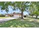 Home exterior view with large tree in the front yard at 1142 Glendale Ave, Deltona, FL 32725