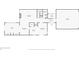 Detailed floor plan showcasing the layout of the first floor, including kitchen, living room, and office spaces at 115 Oaks Ct # 115, Sanford, FL 32771