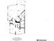 Detailed floor plan showcasing the primary bedroom with a balcony, hall, and bathrooms at 1209 N Atlantic Ave, New Smyrna Beach, FL 32169