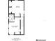 Floor plan featuring two bedrooms and one bathroom on the 2nd story at 1209 N Atlantic Ave, New Smyrna Beach, FL 32169