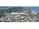 Expansive aerial shot showcasing the city skyline near the beach, underlining the area's vibrant urban and coastal lifestyle at 145 S Peninsula Dr, Daytona Beach, FL 32118