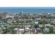 Aerial view of neighborhood with the beach in the background at 145 S Peninsula Dr, Daytona Beach, FL 32118