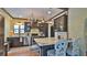 Charming kitchen with stainless steel appliances, white countertops and dark brown cabinetry at 145 S Peninsula Dr, Daytona Beach, FL 32118