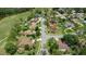Expansive aerial view of the neighborhood with lush greenery and well-maintained homes at 160 Point O Woods Dr, Daytona Beach, FL 32114