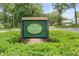 Welcome to Bent Oaks, a deed restricted community, with lush landscaping around sign at 1637 Bent Oaks Blvd, Deland, FL 32724